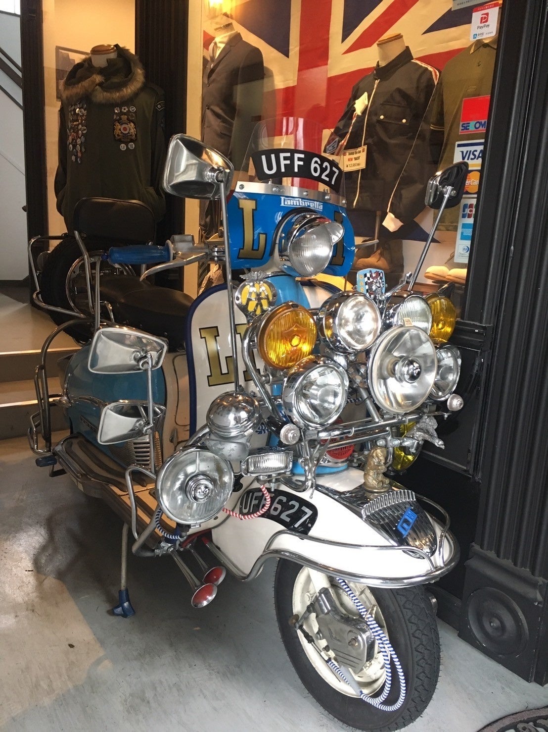 「ランブレッタ」のカスタムスクーター