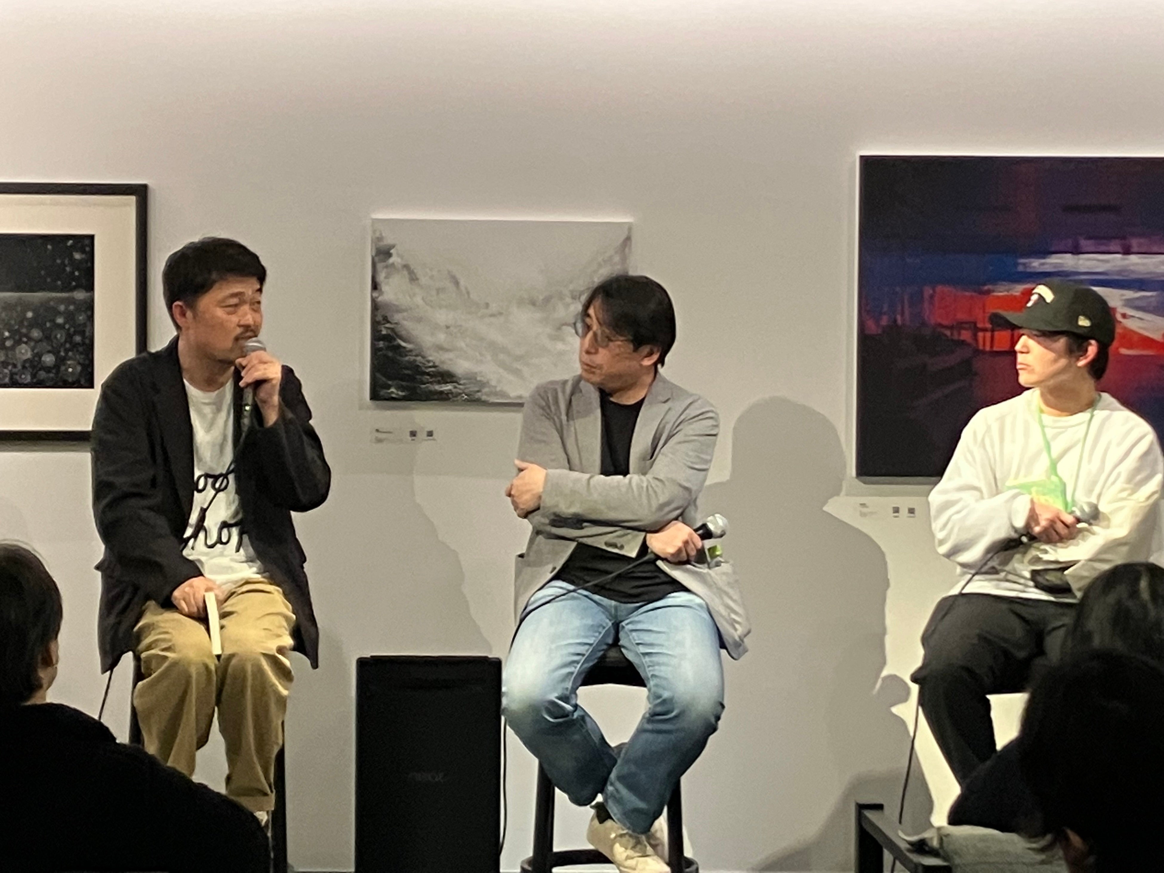 （写真左から）内沼晋太郎さん、田口幹人さん、有地和毅さん