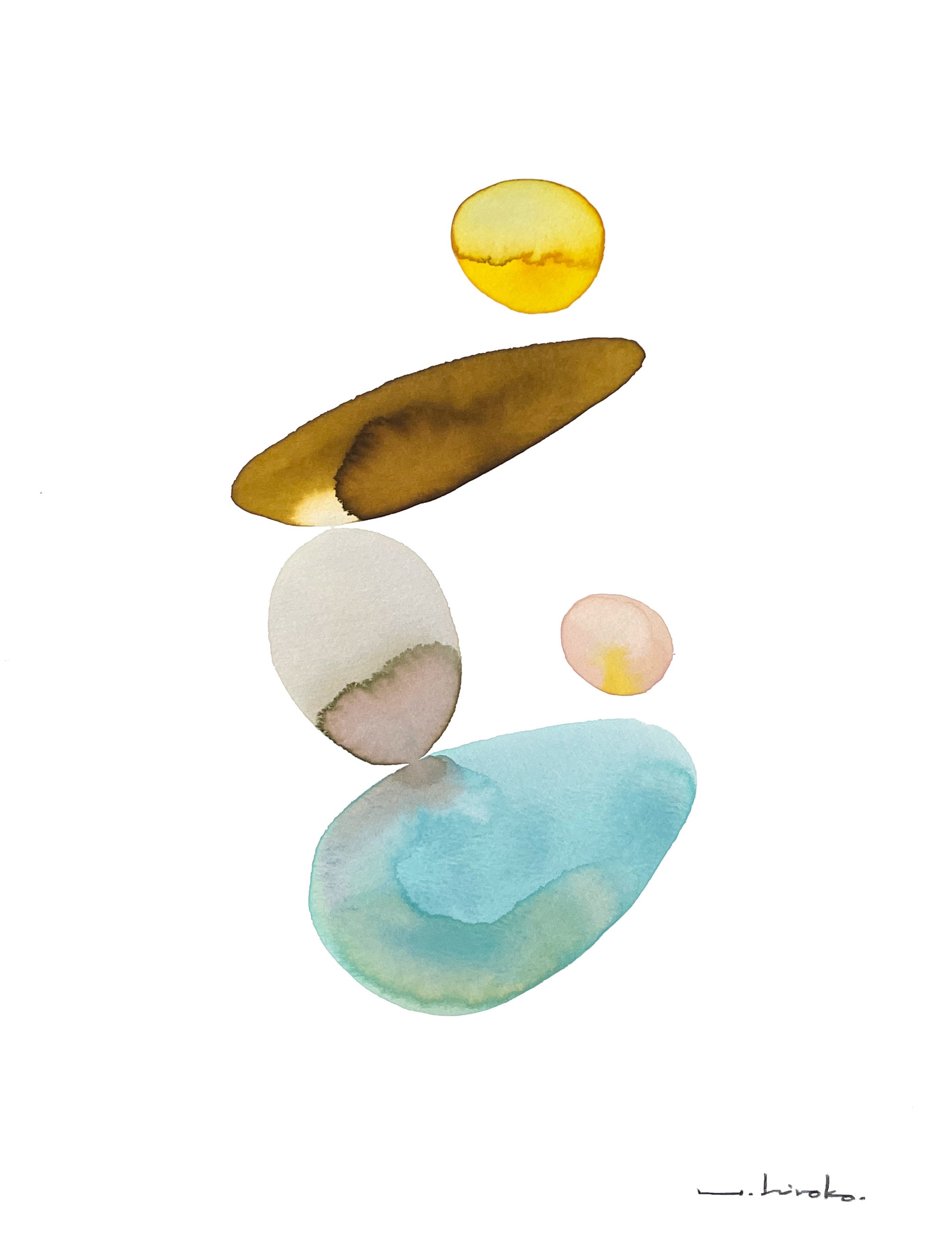 「 Rockbalancing 」 W304×H394 (mm)　額装