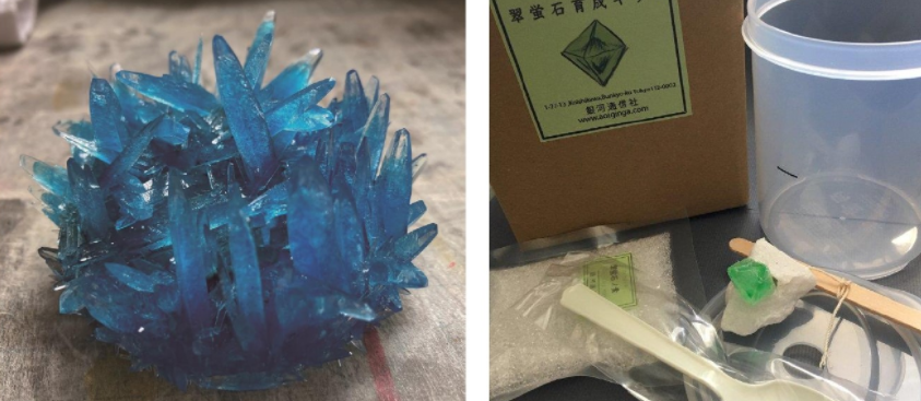 【１藍邑石indigo-blue02 】 【１０翠蛍石suikeiseki-parts】