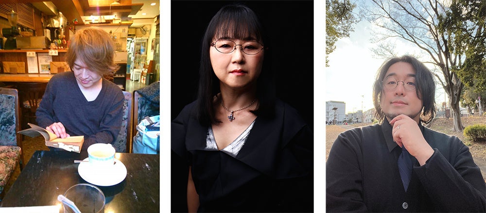 左から　宮内悠介さん、高野史緒さん、久永実木彦さん