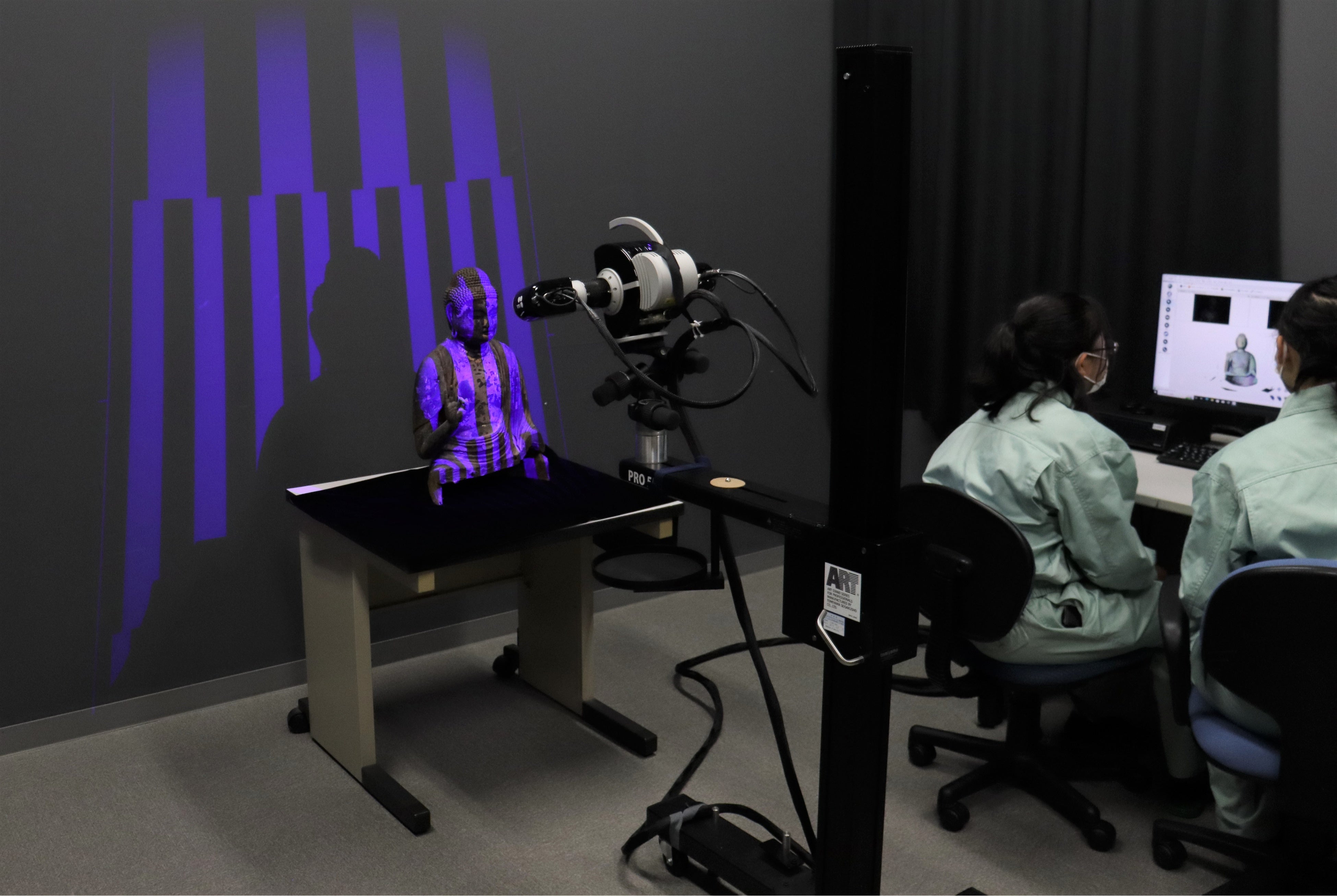 FLAREで測定する様子