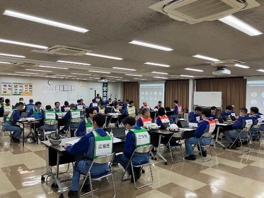 堺製油所での訓練の様子