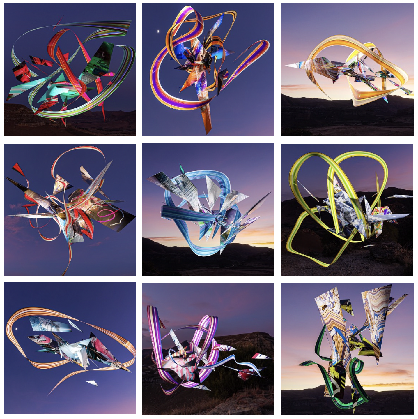 画像背景はサンプルイメージです。作品は3Dオブジェクトになります。