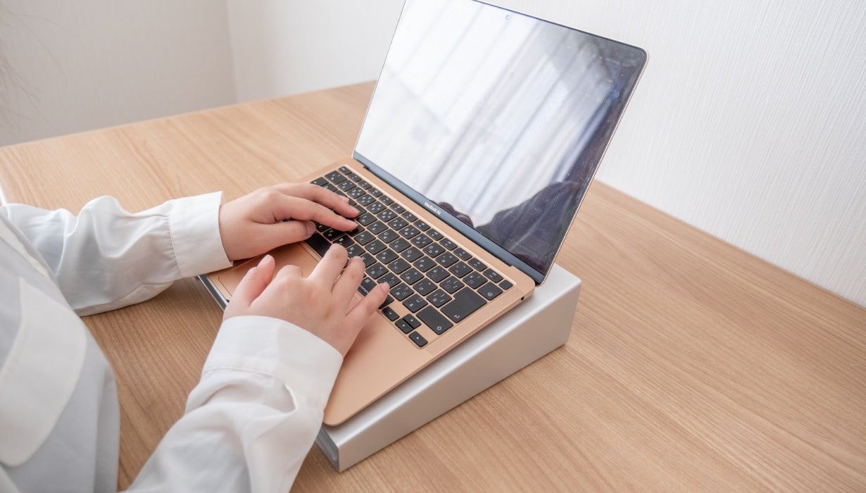 ワークデスクで