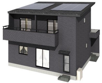 環境対応住宅の3Dウォークスルー（イメージ）