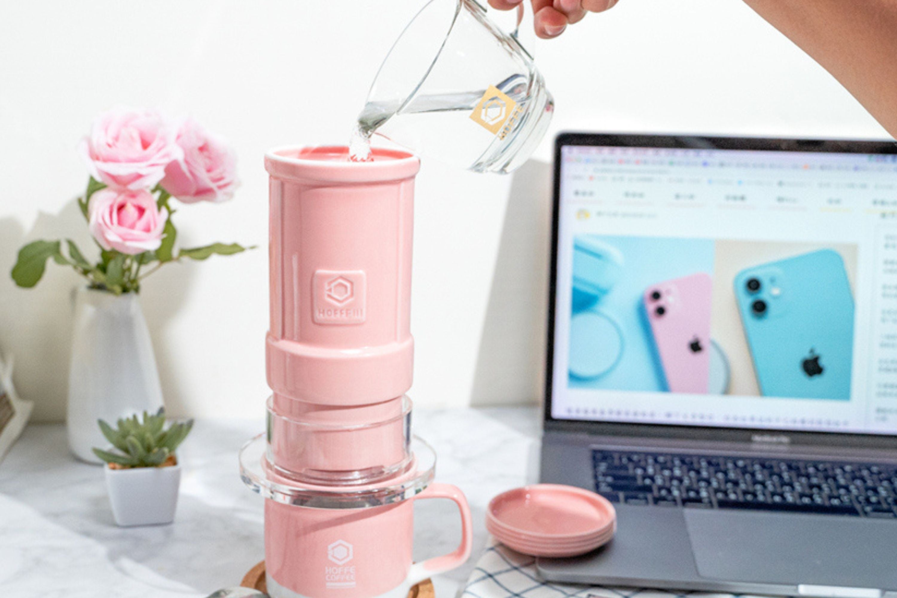 お湯投入イメージ