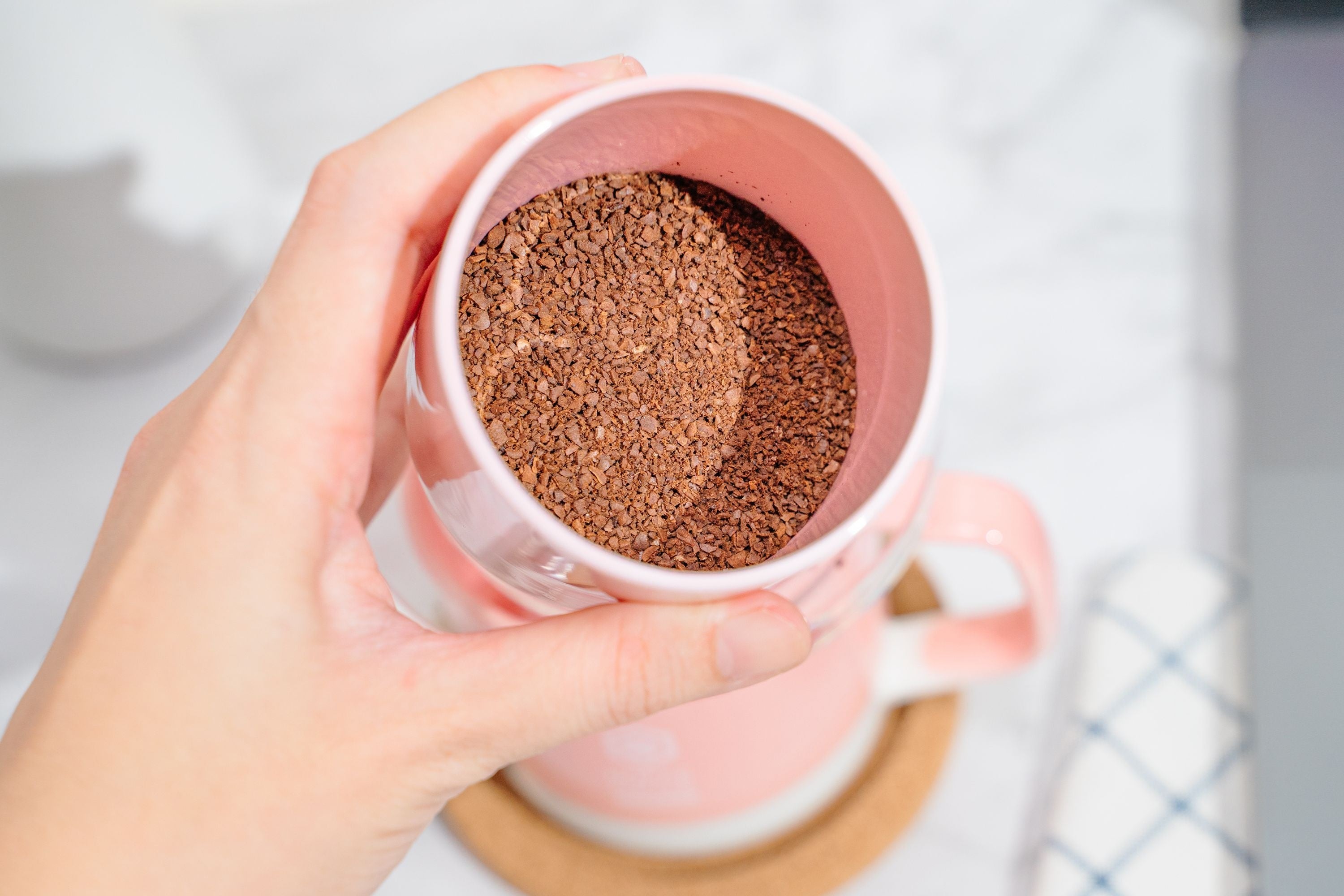 珈琲粉投入イメージ