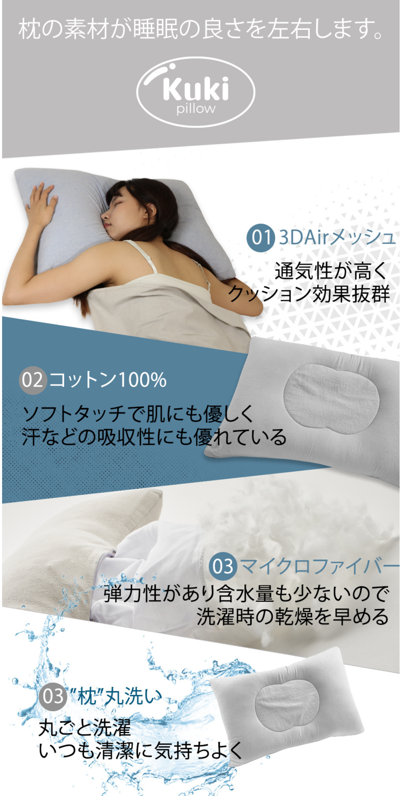 素材訴求ポイントです。