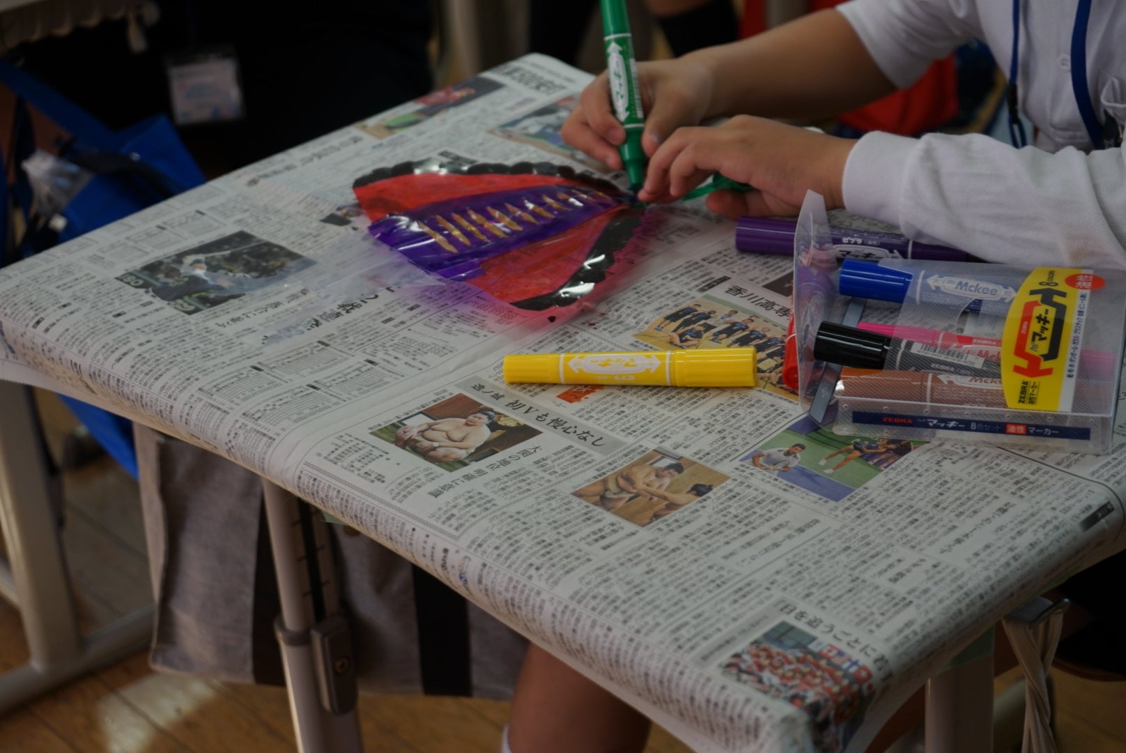 水中ロボット製作の様子