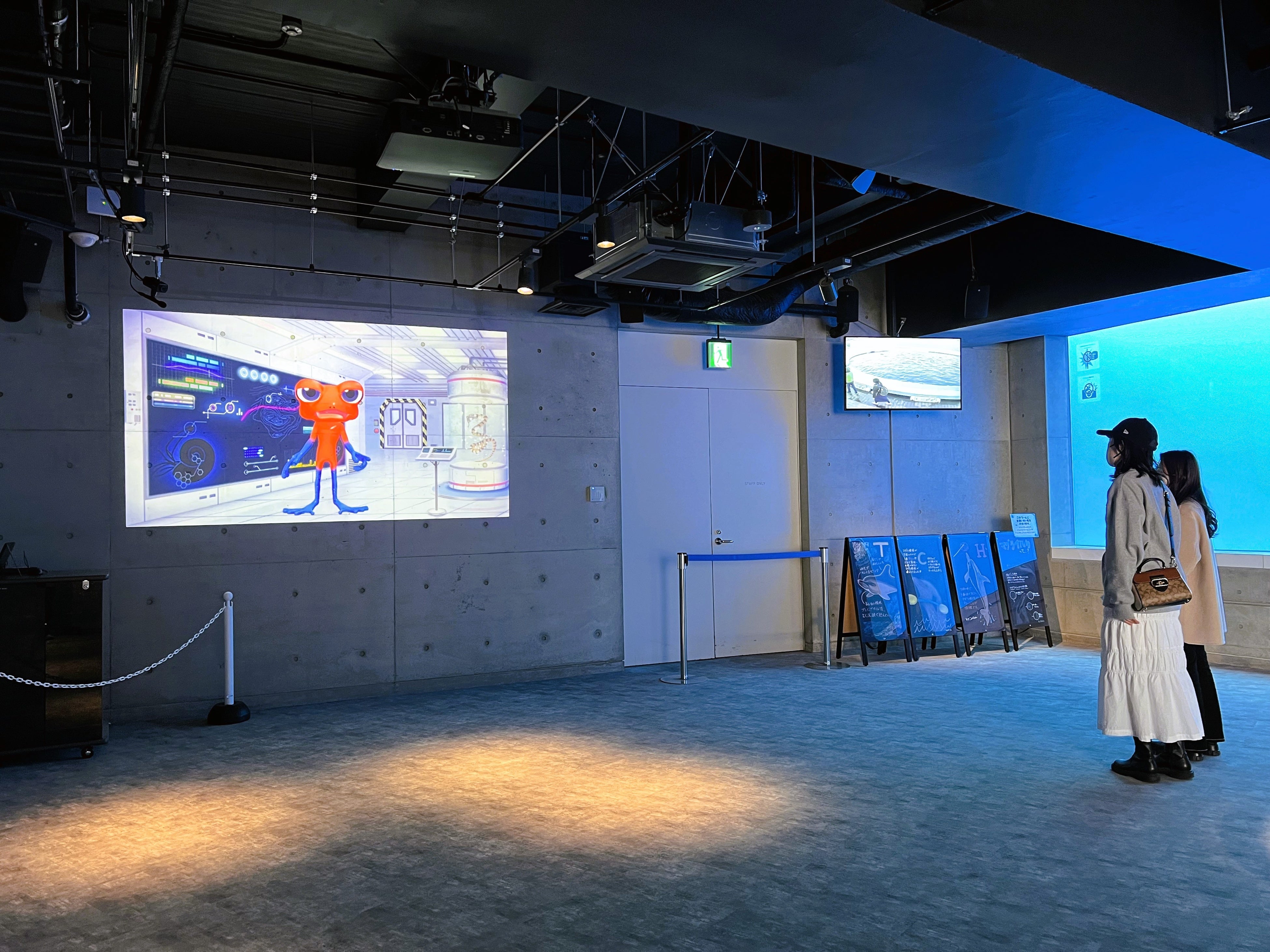 オスカルと会話している様子