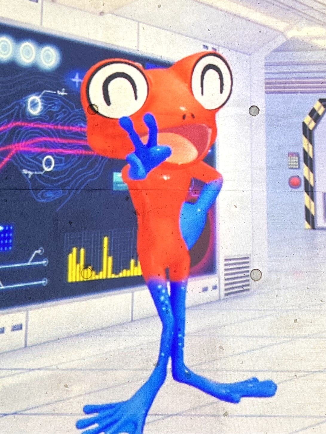 ダンスが得意でスポーツ万能なイチゴヤドクガエルの「オスカル」