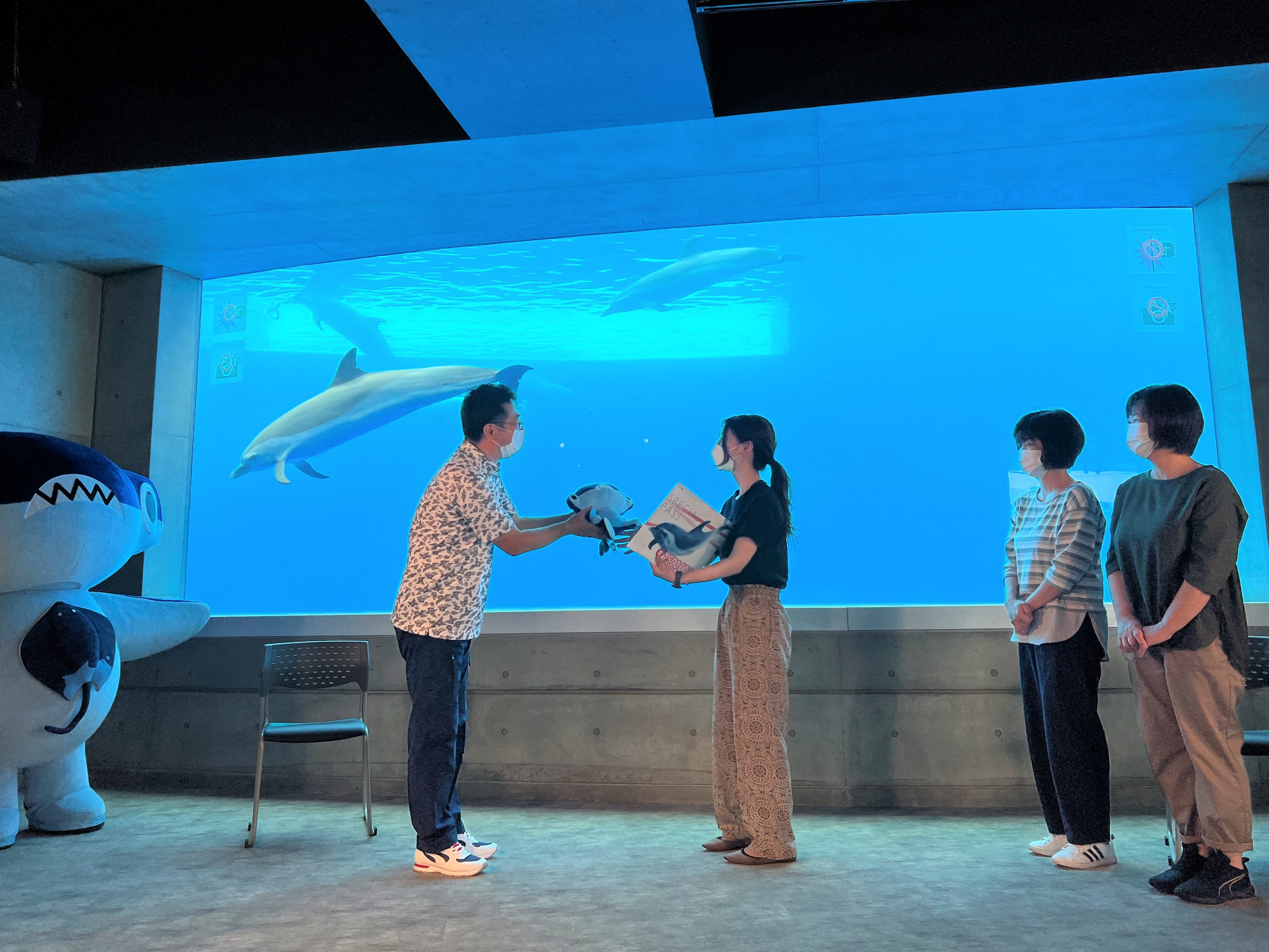四国水族館は150万人目のお客様をお迎えしました！ | 株式会社