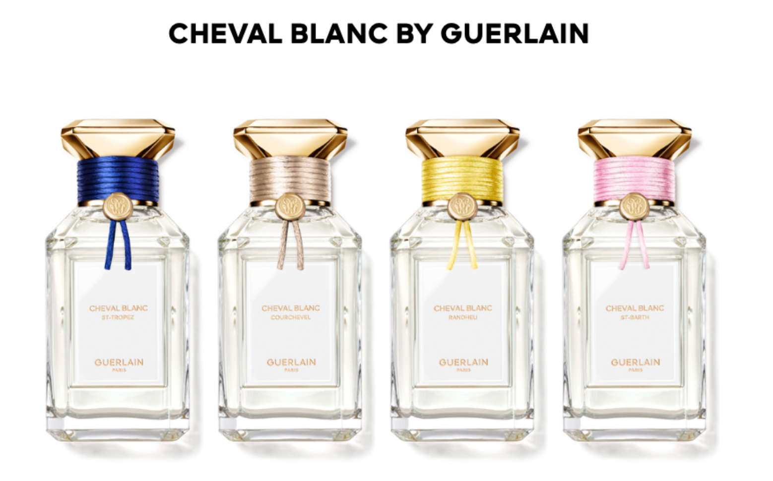 LVMHグループの傘下のGUERLAIN（ゲラン）とCheval Blanc（シュヴァル