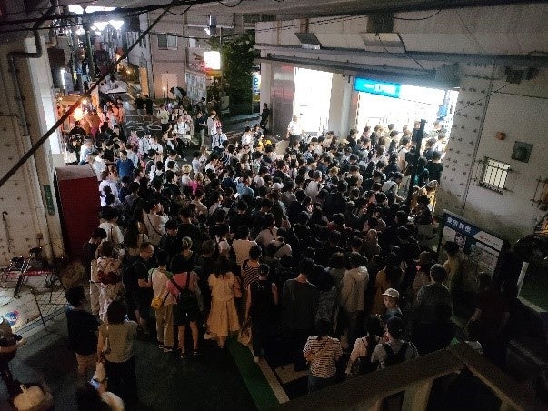 駅前の混雑状況