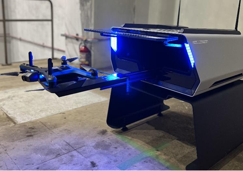 【発電所内設備点検に活用するSkydio Dock】