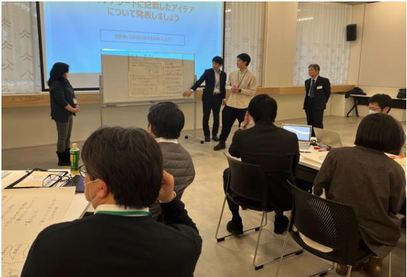 具体的ユースケースのアイデアを企画・発表