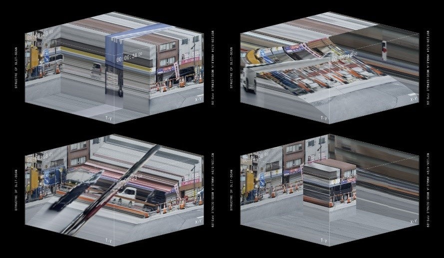 北千住デザイン《スリットスキャンの構造》2021年