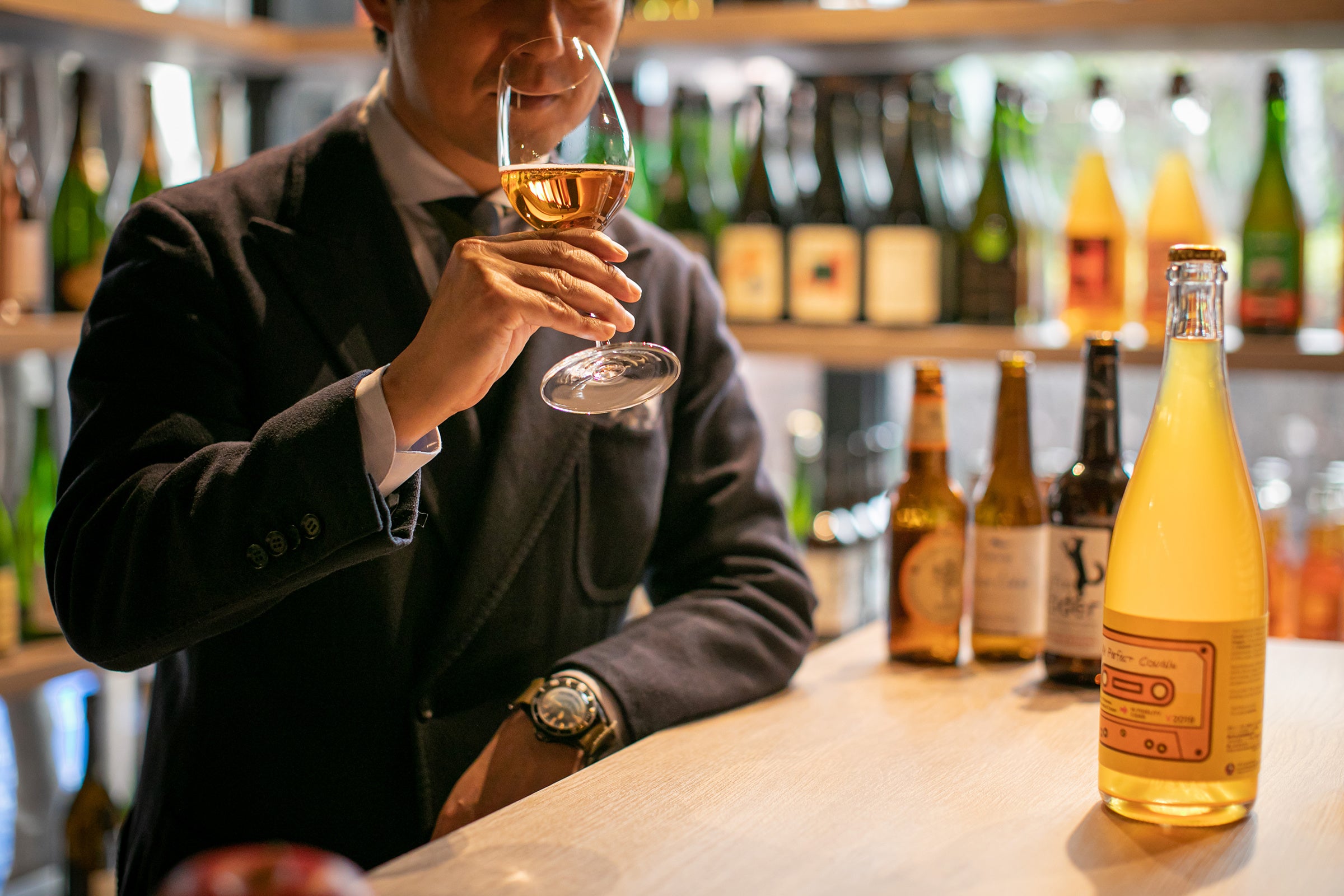 店頭では試飲に加えて、試食もご用意しています