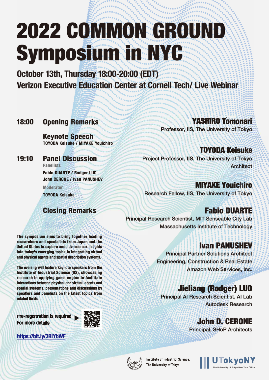 2022 COMMON GROUND Symposiumポスター