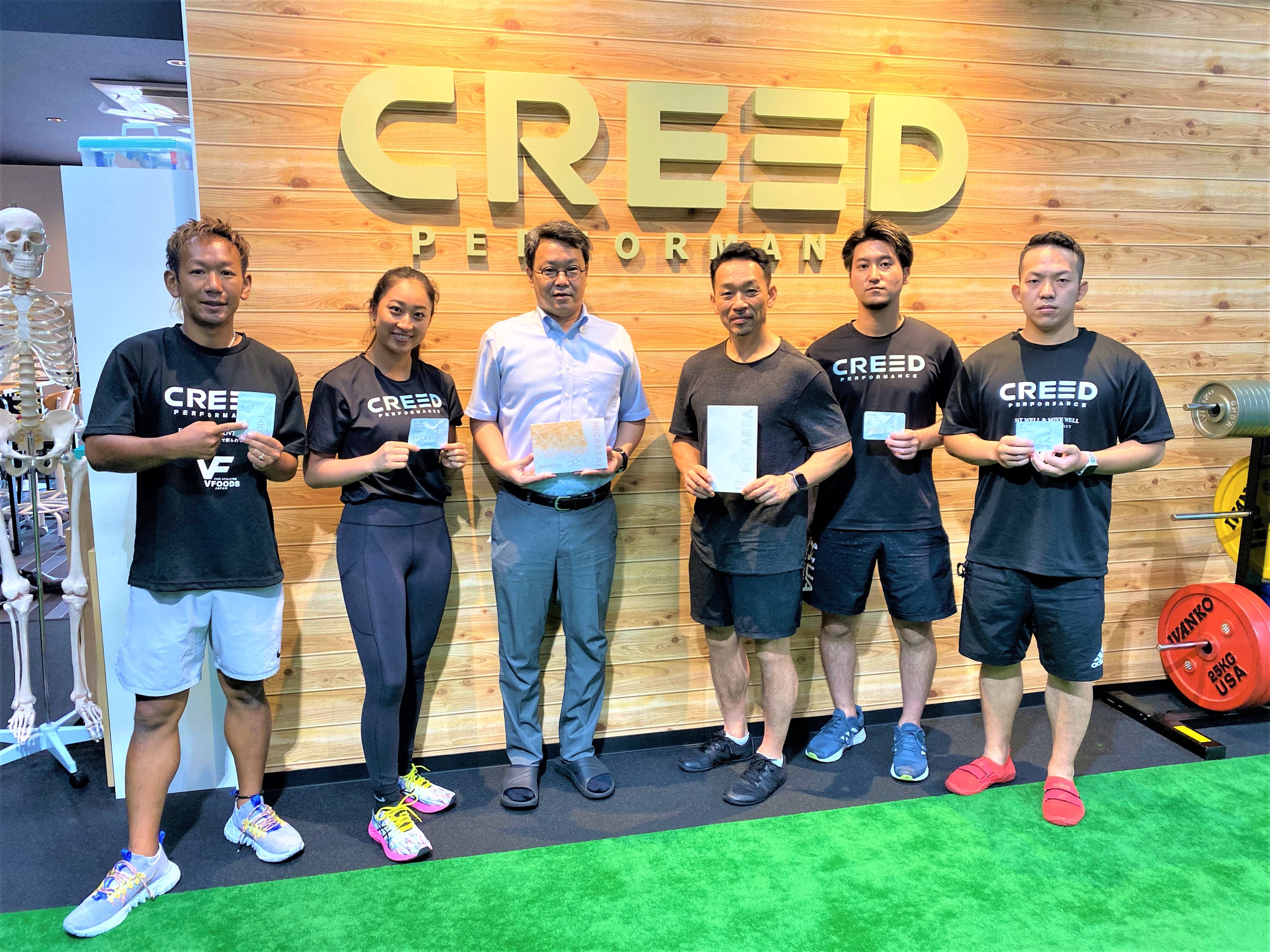 ミカレア大谷和由社長とクリードパフォーマンス友岡和彦氏ら トレーニングコーチ