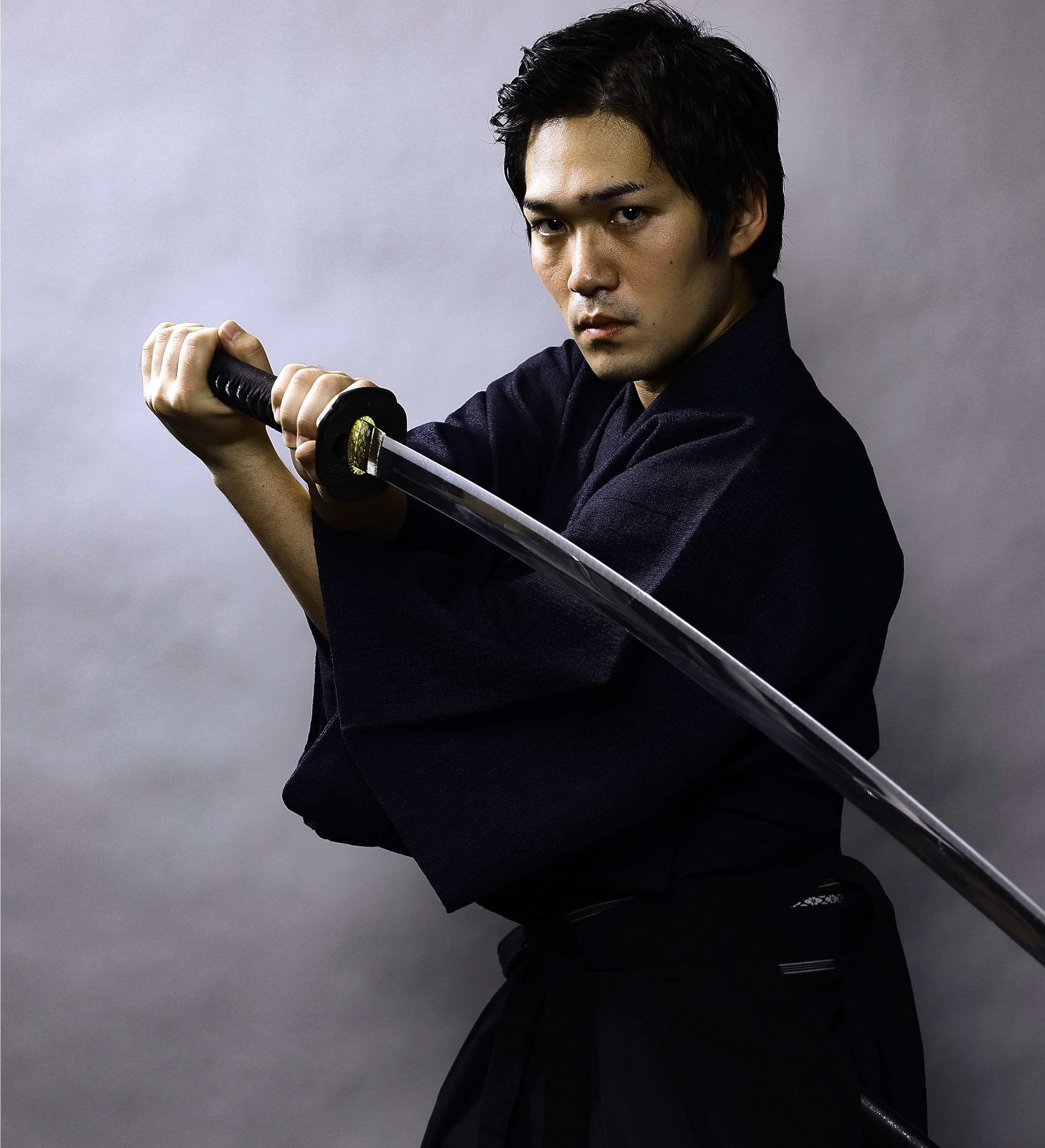 「チャンバラ体験」　誰でも楽しめる簡単な殺陣を体験。殺陣を通じて礼儀や作法も学べます。