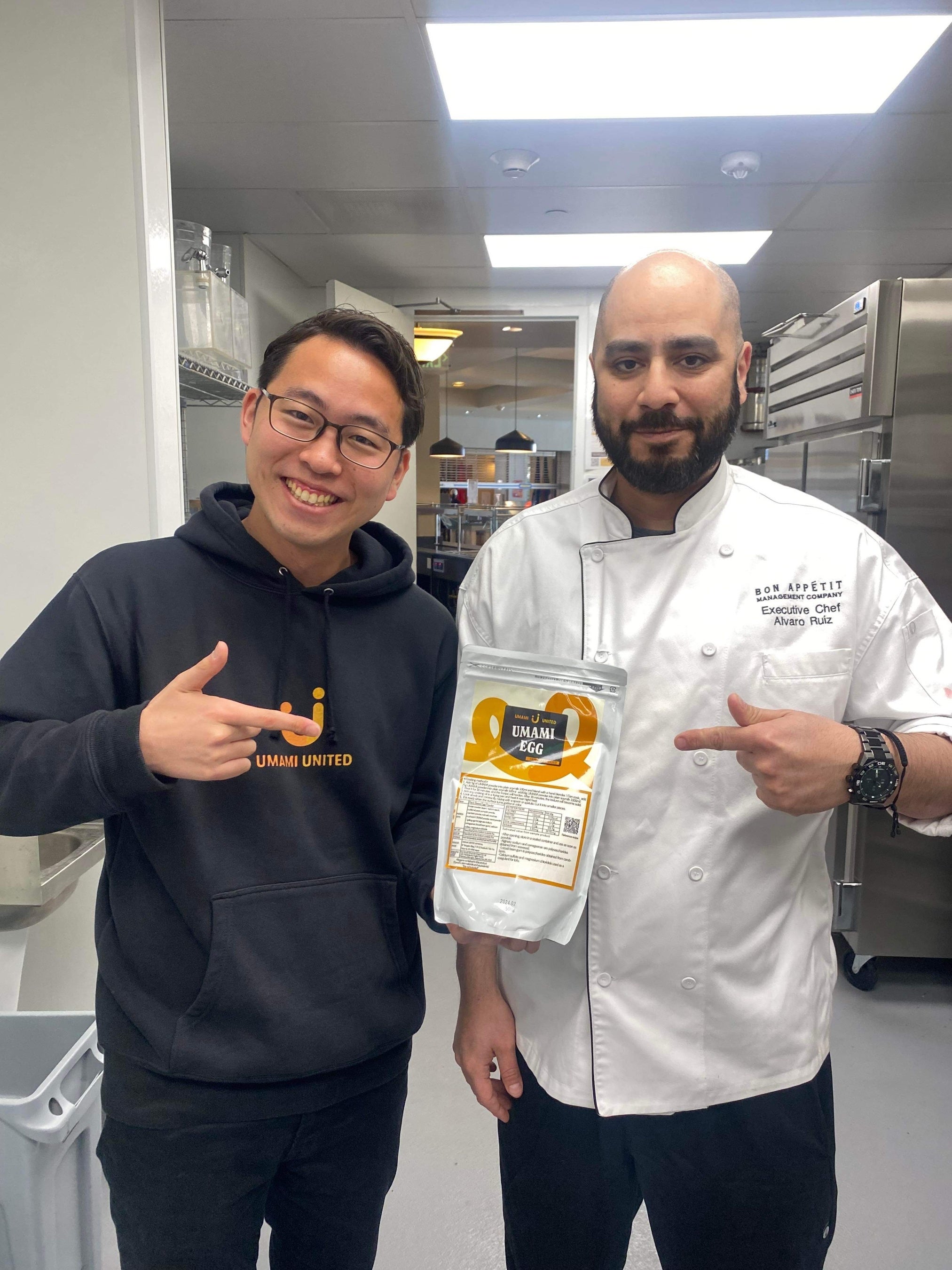 カリフォルニア某大学のヘッドシェフと共に