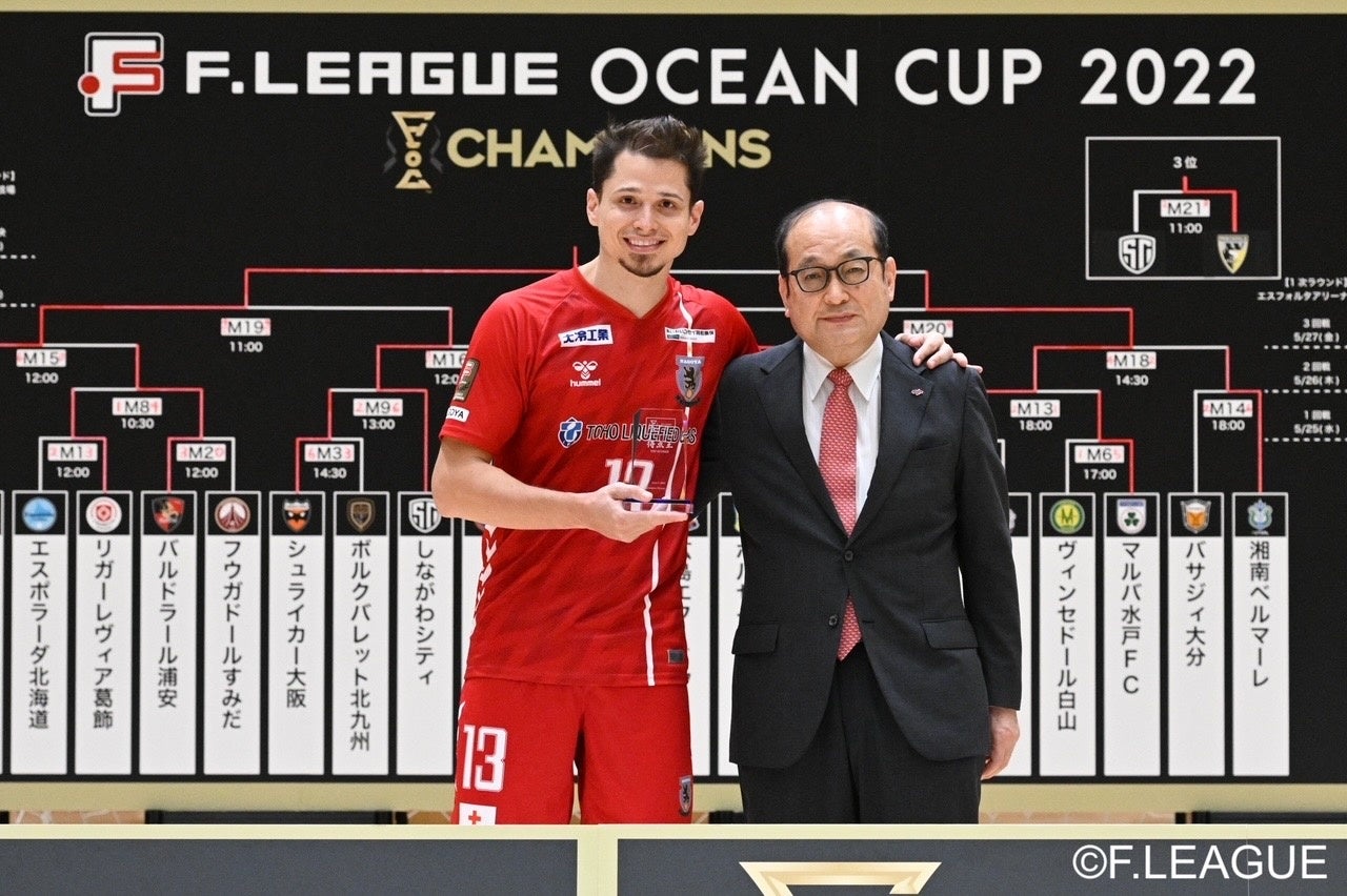名古屋オーシャンズ　支給品ピステ上下　番号入　Ｆリーグ