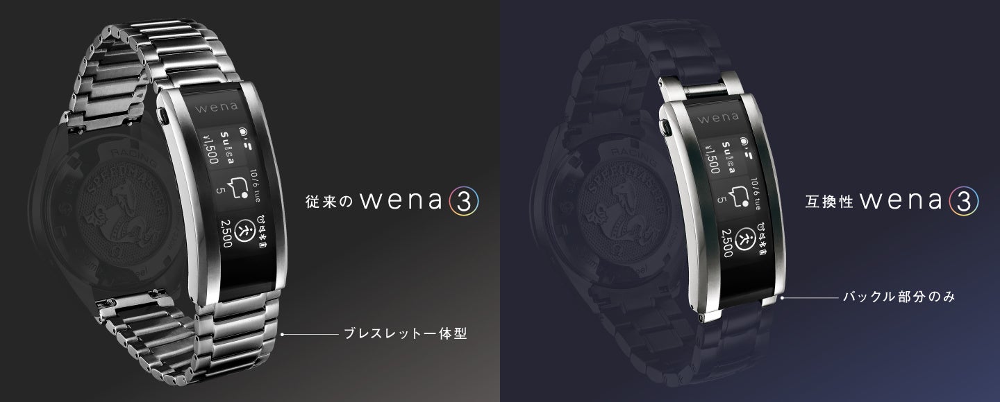 「wena 3 互換性モデル」と往来モデルとの違い