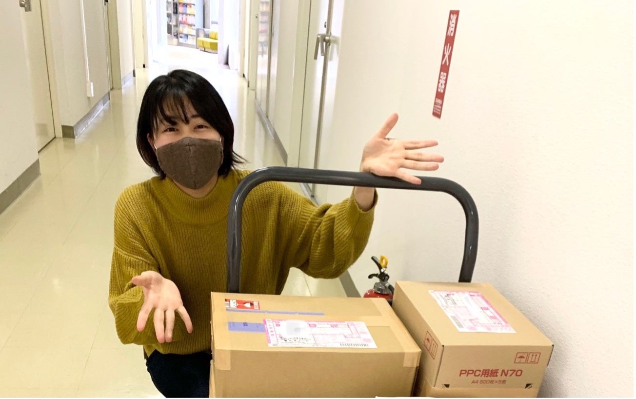 看たまブックス第1弾発送の一コマ