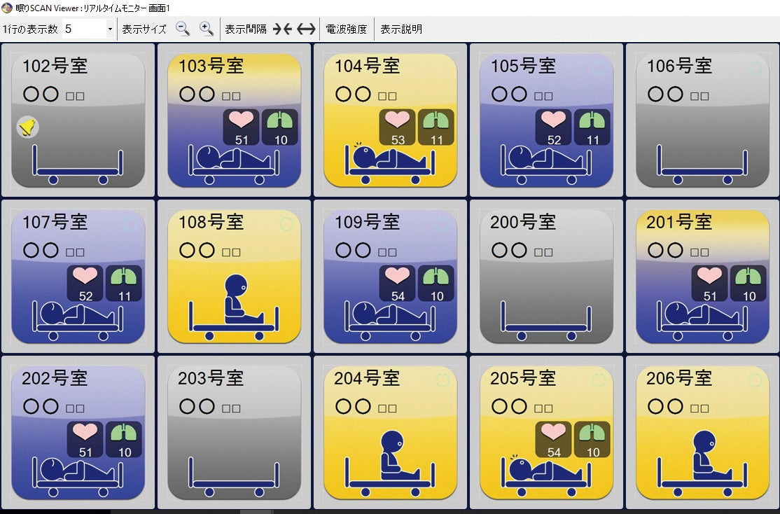 眠りSCANリアルタイムモニター