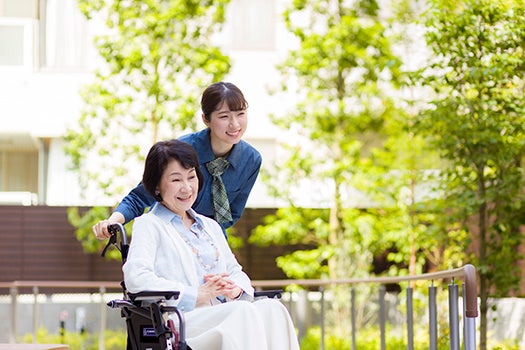 介護のプロフェッショナルがサポート