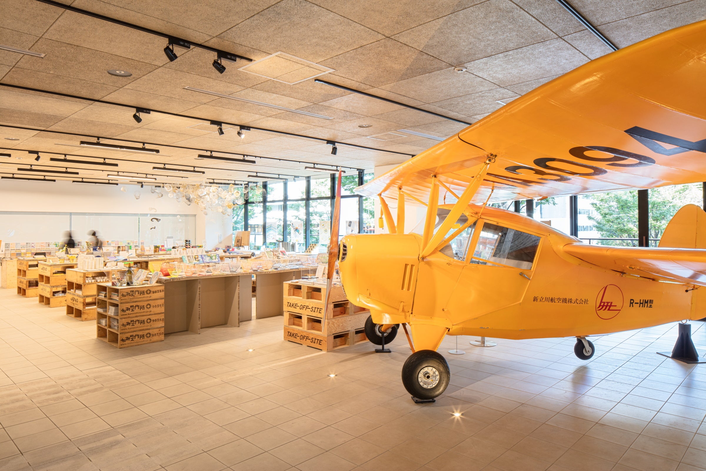 飛行機を展示しているお店で旅行気分 世界を旅するPOP UP【イタリア編