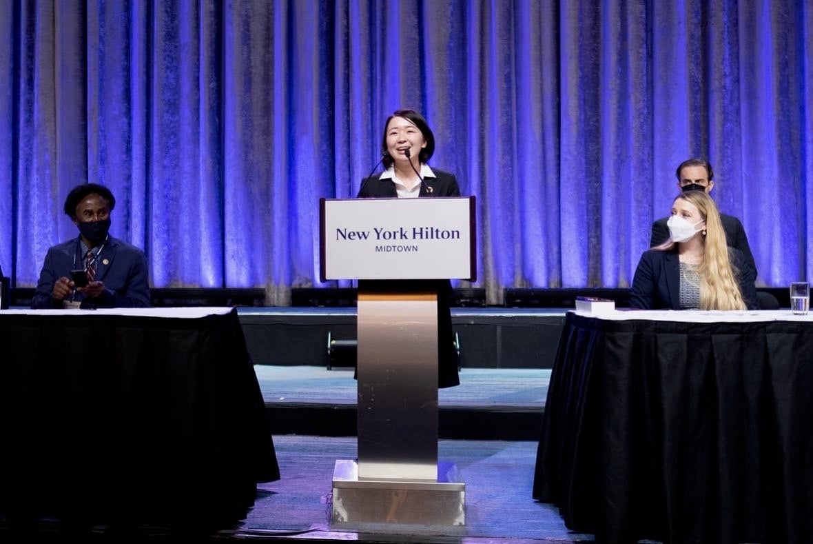 スピーチの様子