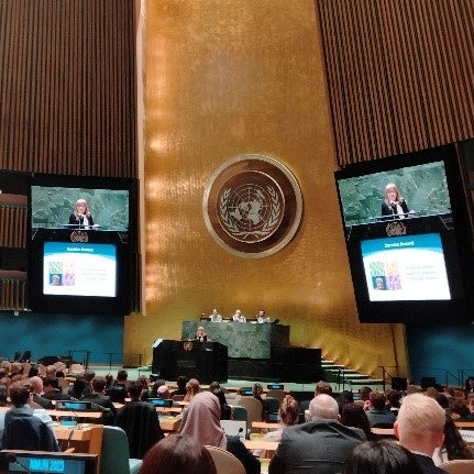 Zenuk-Nishide教授のスピーチ