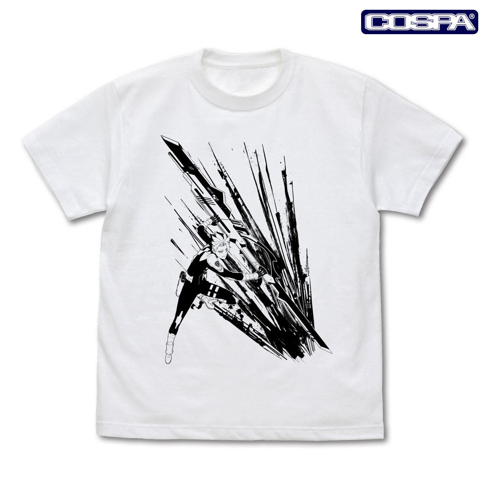 アニメ『怪獣8号』より、「保科宗四郎」「鳴海弦」それぞれのTシャツ