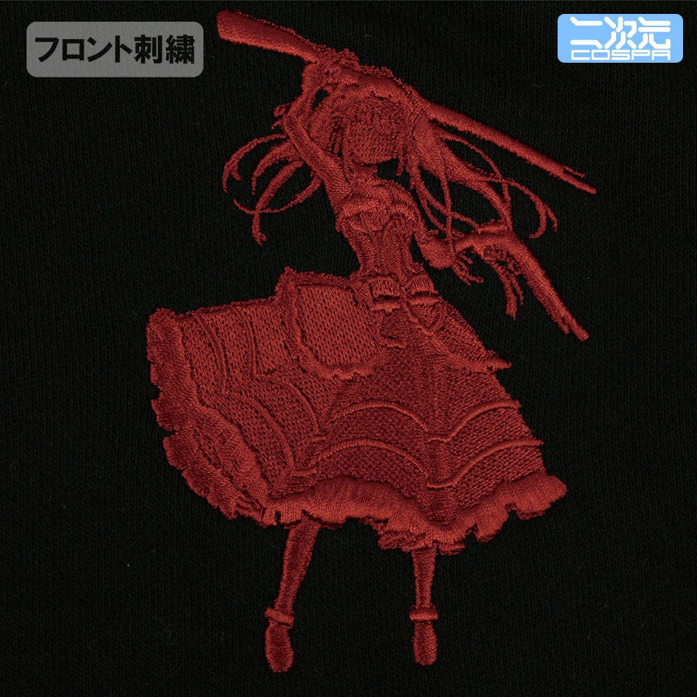 コスパ デート・ア・ライブ 原作版 時崎狂三 ジップパーカー BLACK×RED デート・ア・ライブ 原作版 時崎狂三 ジップパーカー/BLACK×RED