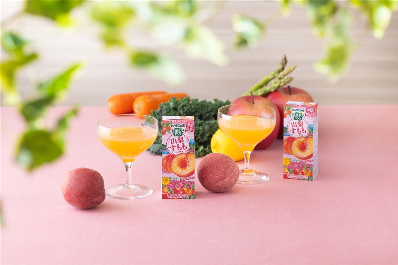 カゴメ 野菜生活100 栃木にっこり梨ミックス195ml×96本 【季節限定品】 地産全消”で地域の美味しさを全国に 季節限定「野菜生活100 栃木