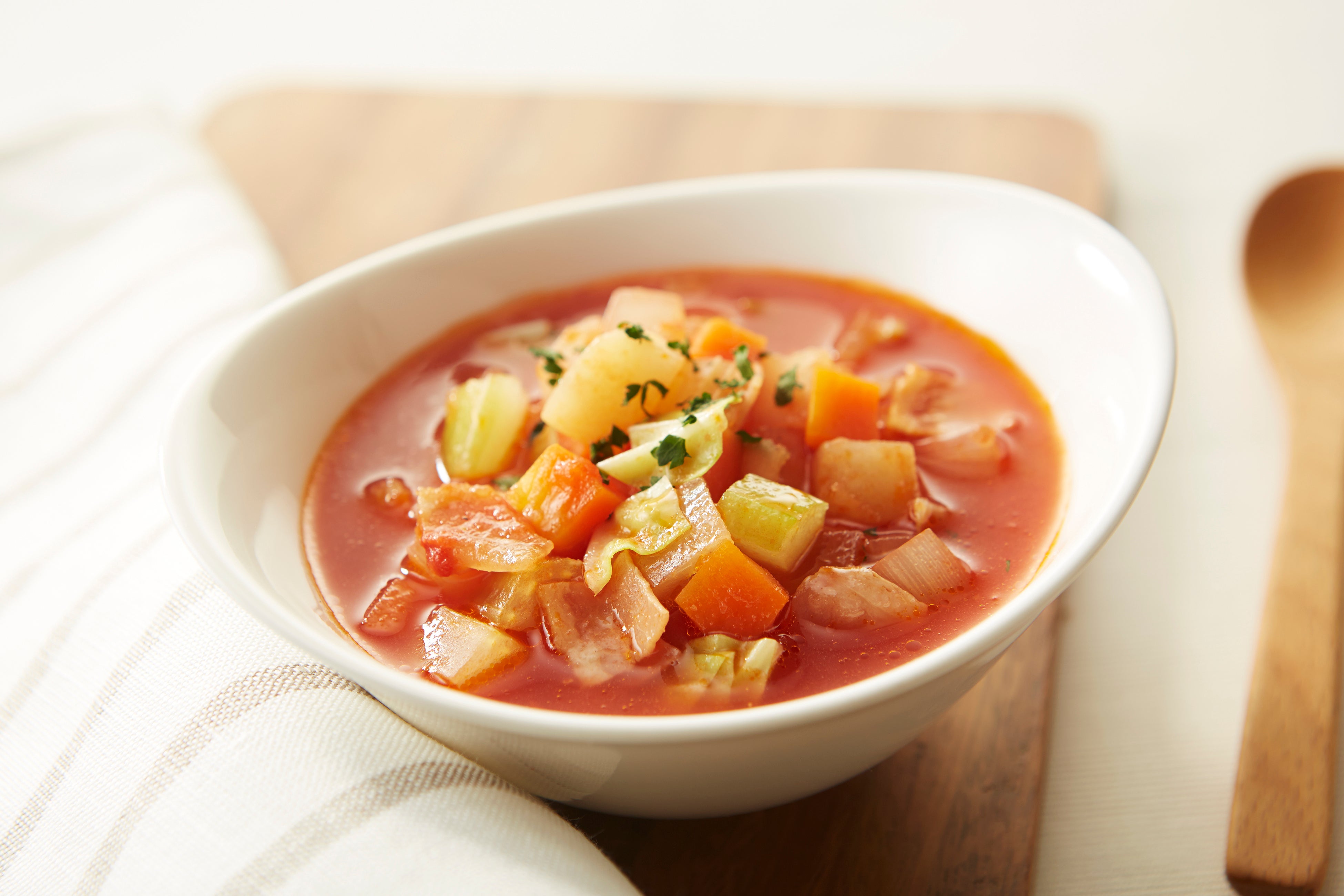 カゴメ_甘熟あらごしトマト_調理例_ミネストローネ