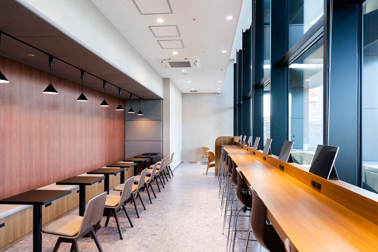 居心地よくゆったりとしたラウンジ