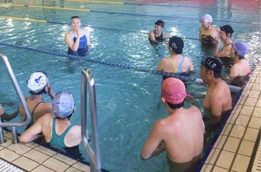 元日本代表選手による水泳教室