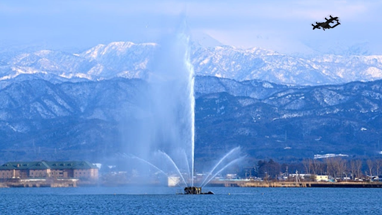 加賀市と空飛ぶクルマのイメージ
