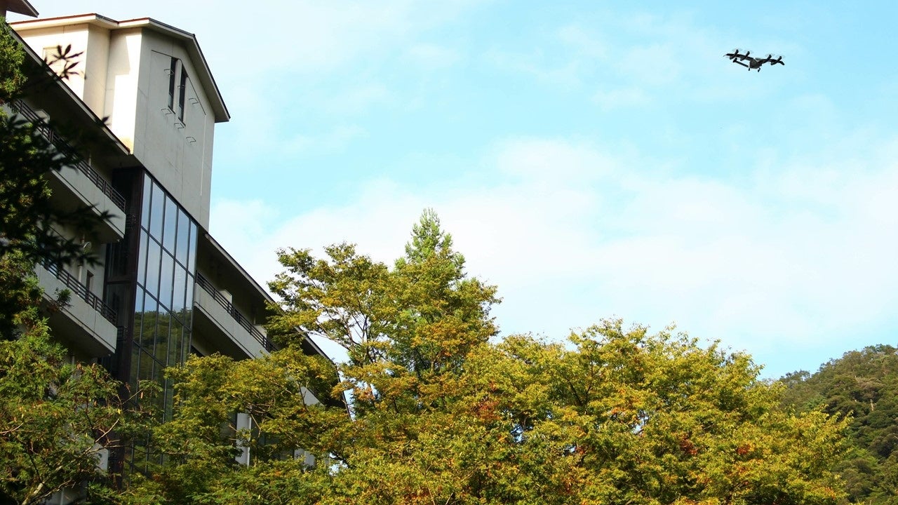 加賀市と空飛ぶクルマのイメージ