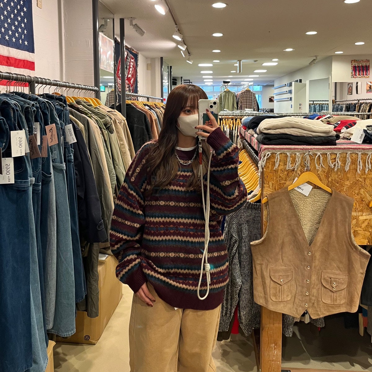 冬に活躍のオーバーサイズニット