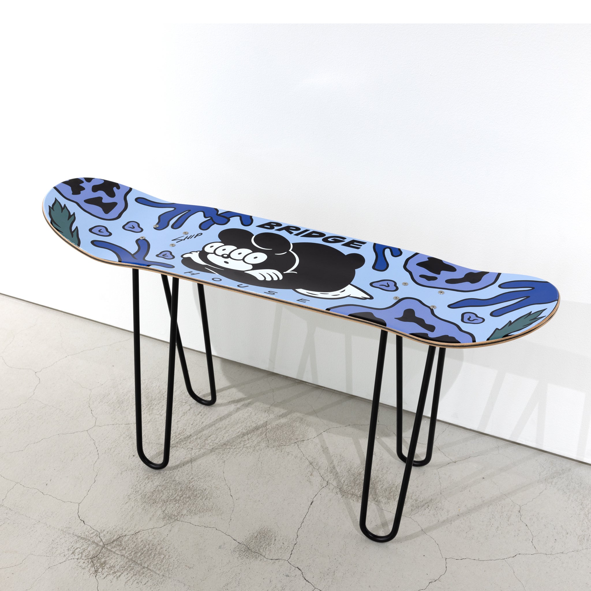 スケートデッキスツール (税込33,000円※受注生産)