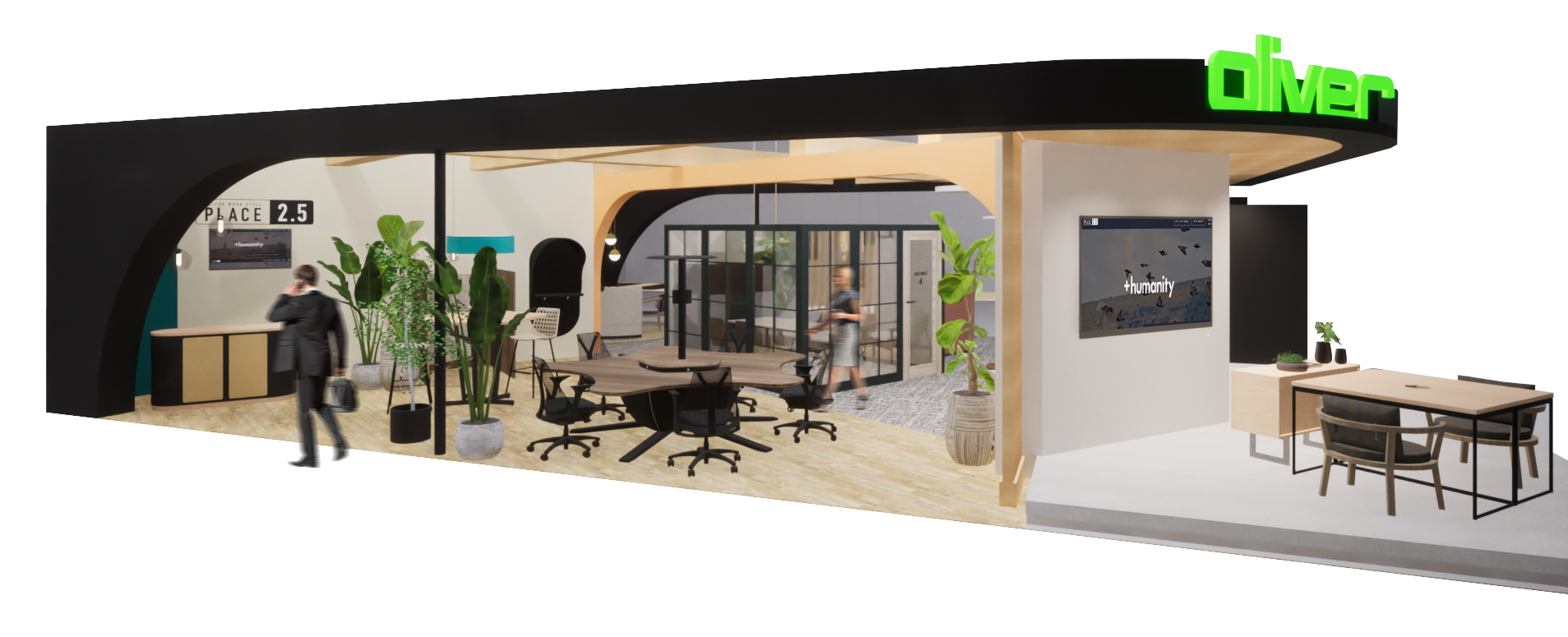 働き方改革EXPOオリバー企業ブースCG