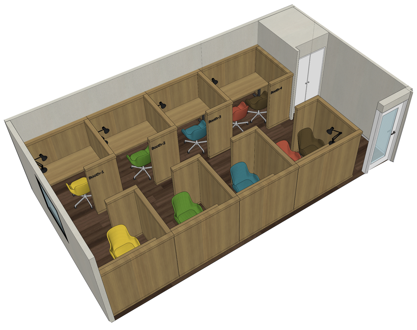 スタディルーム　イメージCG