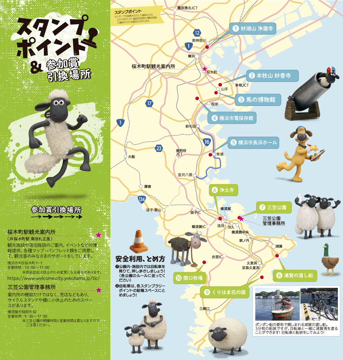 スタンプポイント設置場所　イギリスにゆかりのある施設等