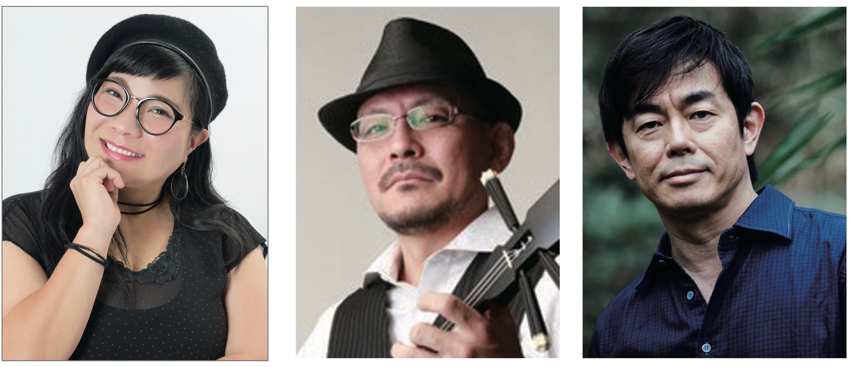 （左から 平川美香、よなは徹、宮沢和史）