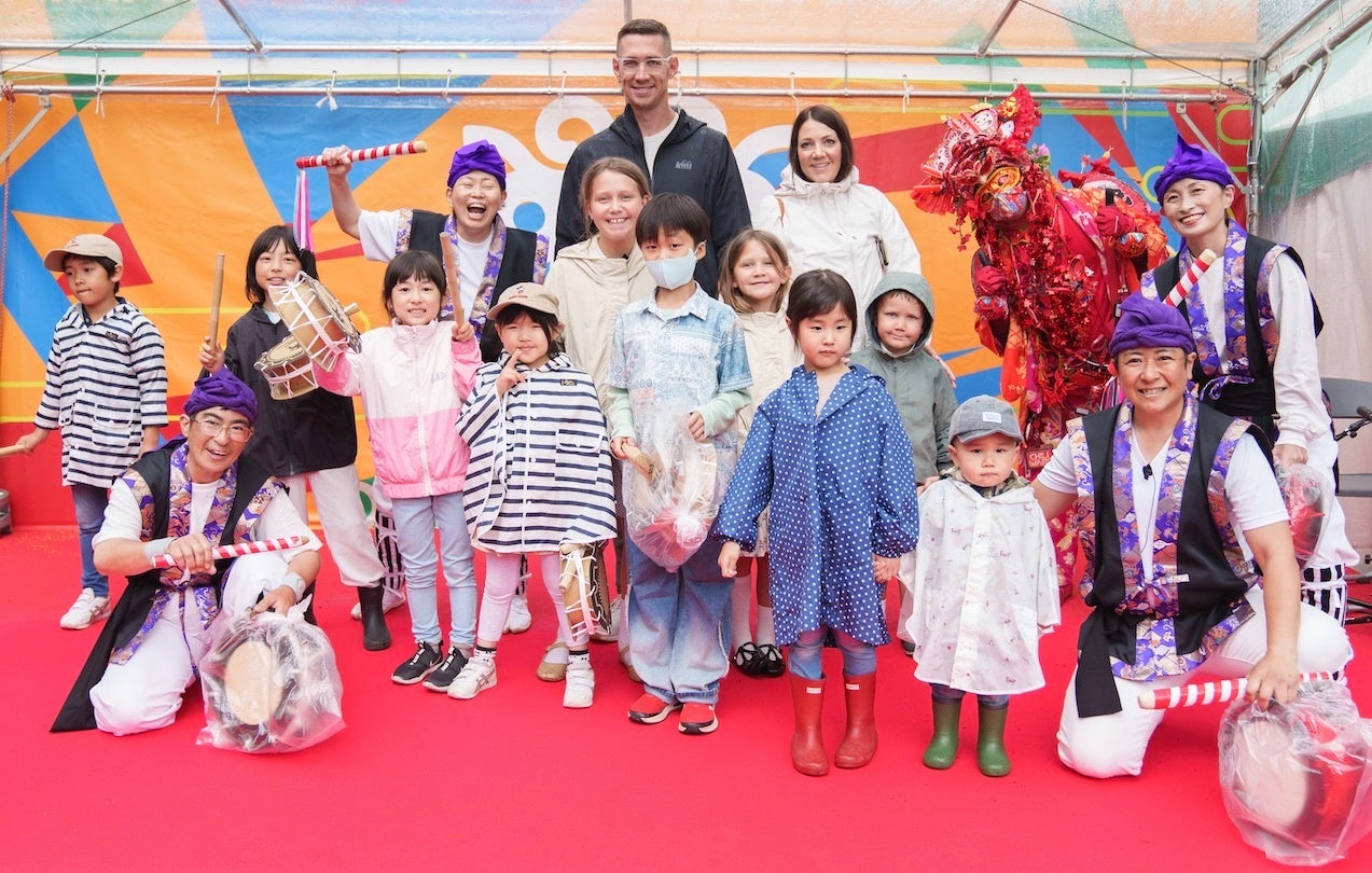 エイサー体験ステージ（代々木OKINAWA FES.2023 出演時）